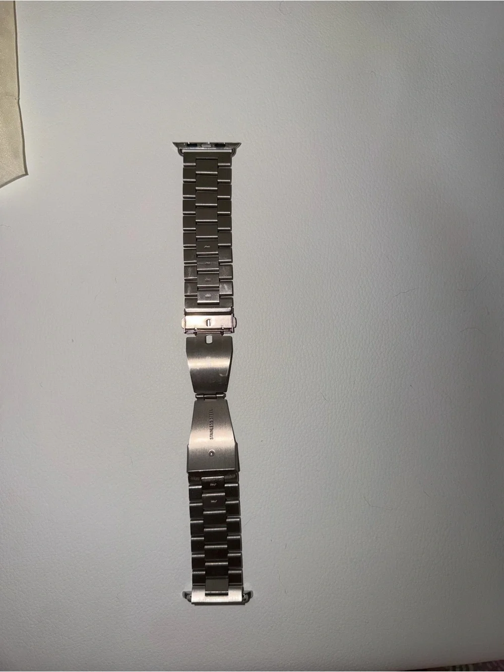 Stainless Steel Apple Watch Band (Unisex) - Silver (New!)